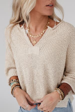 Just Right Slouchy Sweater: undefined