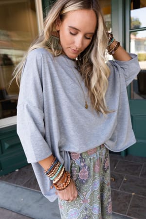 The Nest Cozy Cool Oversized Tee: undefined