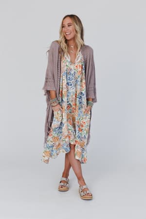 Brown Floral