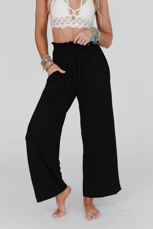 forever-comfy-drawstring-wide-leg-pants-black/Black
