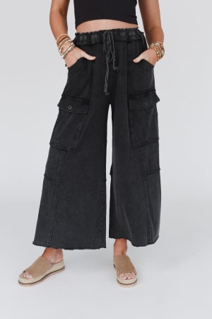 Game On Cargo Wide Leg Pant: undefined