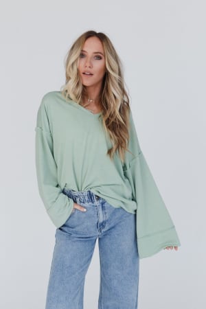 love-it-v-neckline-sweater-top-light-sage/Light Sage