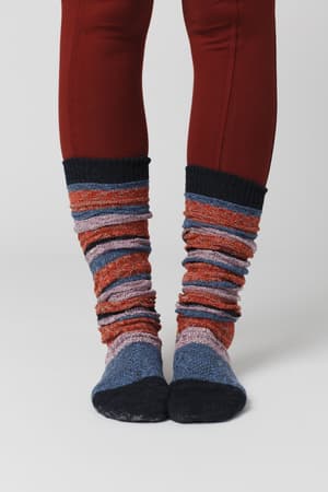 cecily-stripe-socks-gray/Gray