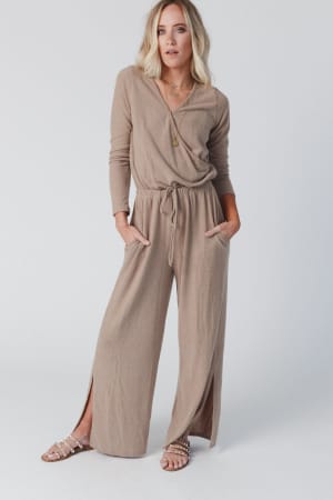 The Nest As It Was Cross Front Jumpsuit: undefined
