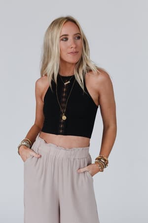 Lake Como High Neck Bralette: undefined