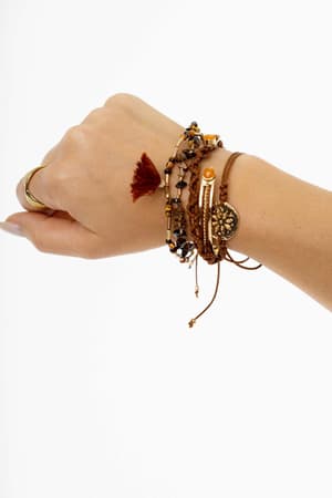 Carson Charmed Bracelet Set: undefined