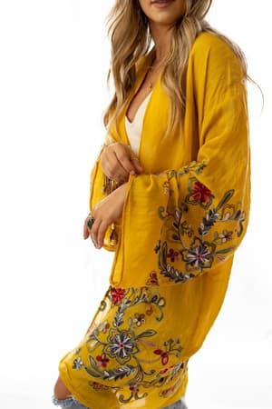 fun-in-florals-kimono-mustard/Mustard