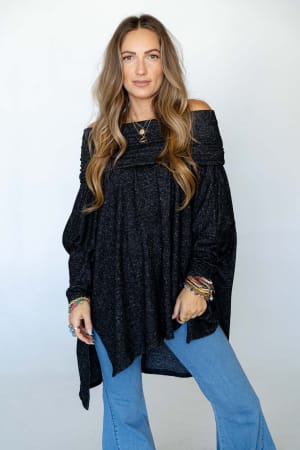 The Nest So Versatile Flowy Knit Sweater: undefined
