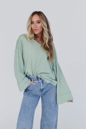 love-it-v-neckline-sweater-top-light-sage/Light Sage