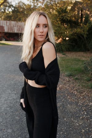 On A Cloud Fuzzy Bralette: undefined