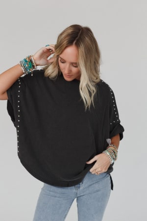 Tomcat Studded High Low Top: undefined