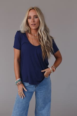 scoop-neck-bralette-tee-marine/Blue