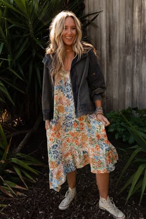 Brown Floral