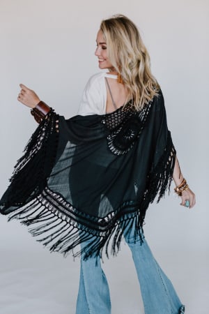 Dreamy Macramé Kimono: undefined