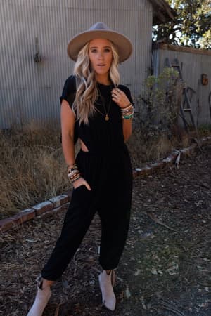 The Nest Midsummer Morocco Open Back Jumpsuit: undefined