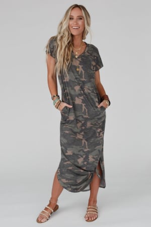 Call It Comfort Tee Dress: undefined