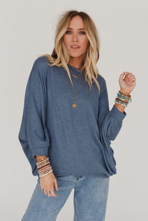 fly-with-me-batwing-sleeve-knit-sweater-dusty-blue/Dusty Blue