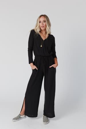 The Nest As It Was Cross Front Jumpsuit: undefined