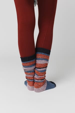 cecily-stripe-socks-gray/Gray