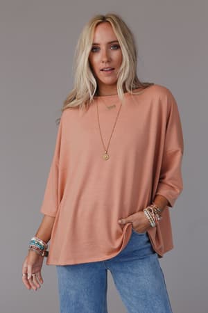 The Nest Cozy Cool Oversized Tee: undefined