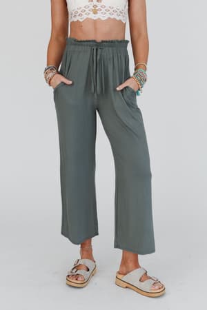 forever-comfy-drawstring-wide-leg-pants-black-1/Light Olive