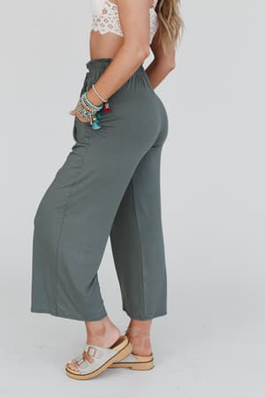 forever-comfy-drawstring-wide-leg-pants-black-1/Light Olive