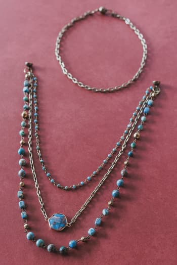 turquoise-cascade-necklace-turquoise/Blue