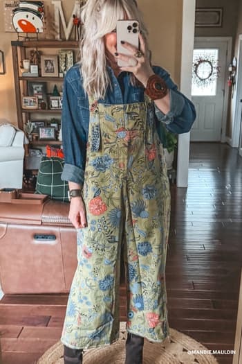 high-hopes-flower-printed-overalls-sage/Sage