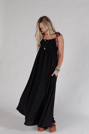 the-nest-bohemian-grace-maxi-dress-black/Black