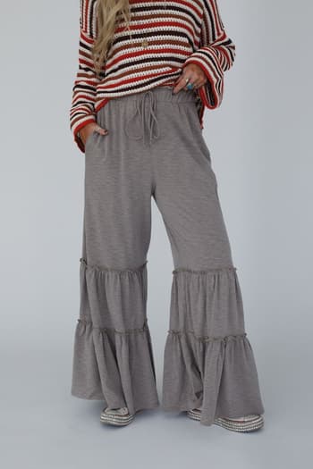 milla-ruffled-wide-leg-pants-brown/Brown