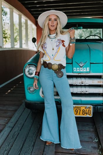 the-signature-flare-light-denim/Light Denim