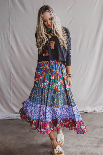 tatjana-printed-maxi-skirt-blue/Blue