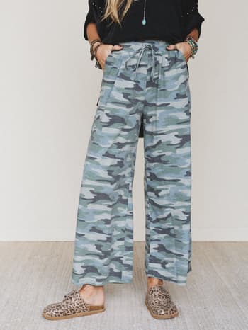 Army Green Charcoal Camo