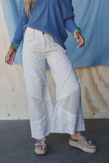 bloom-stitch-crochet-contrast-jeans-cream/Cream