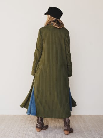 the-nest-finishing-touch-duster-cardigan-olive/Olive