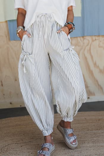 sunday-social-striped-drawstring-joggers-oatmeal/Beige