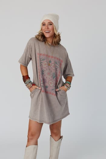 fall-blossoms-tee-dress-mocha/Mocha