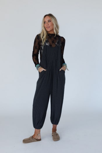 tazzlynn-textured-jumpsuit-charcoal/Charcoal