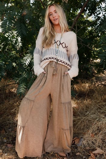 called-a-dreamer-washed-wide-leg-pant-mocha/Mocha