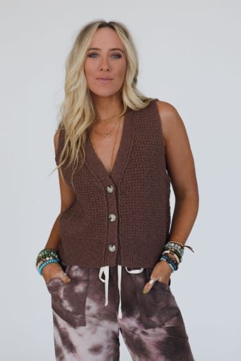 aire-sweater-vest-brown/Brown