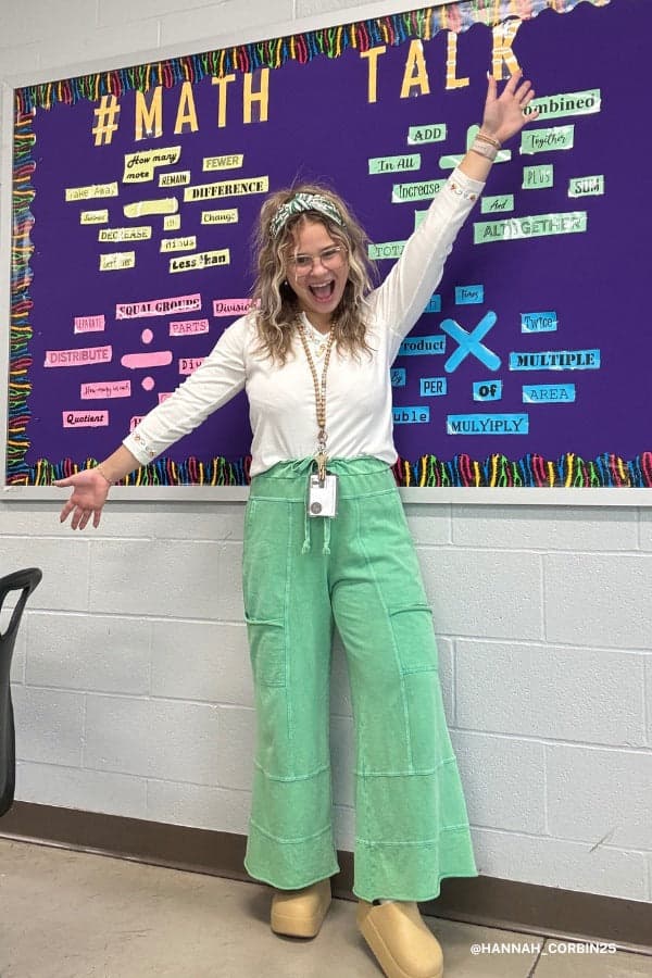 Lucky One Wide Leg Pant - Green – Easel