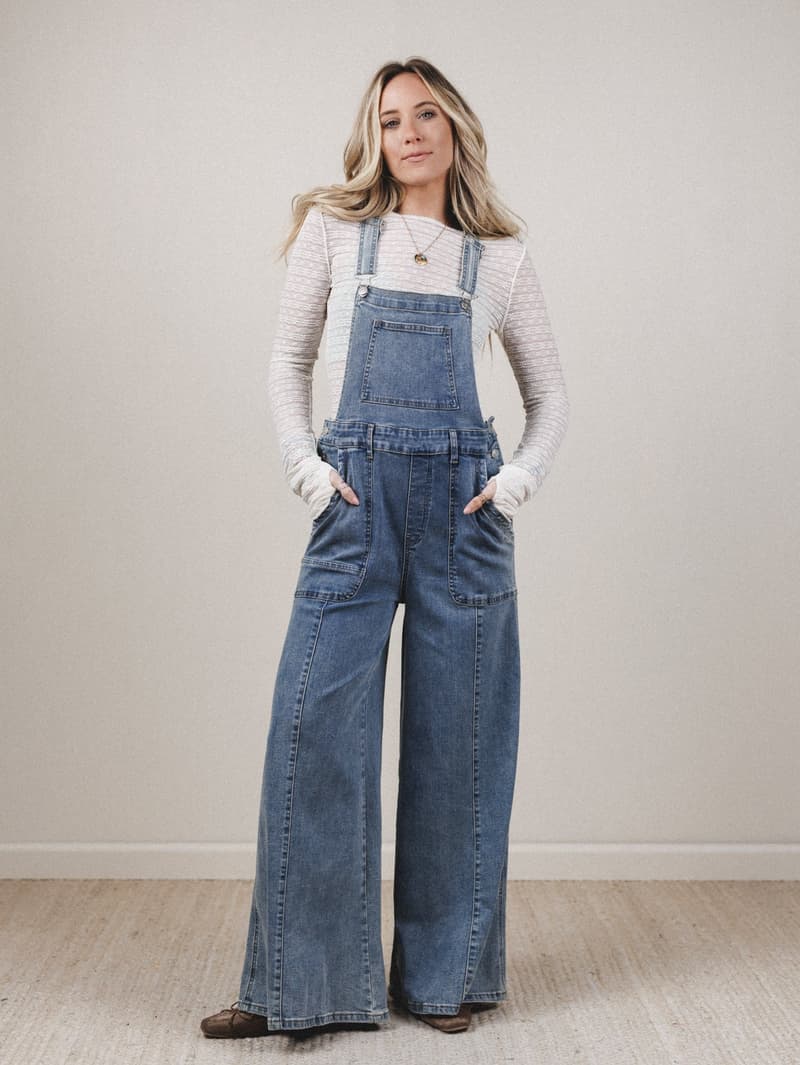 Above All Overalls - Medium Denim – AnnieWear