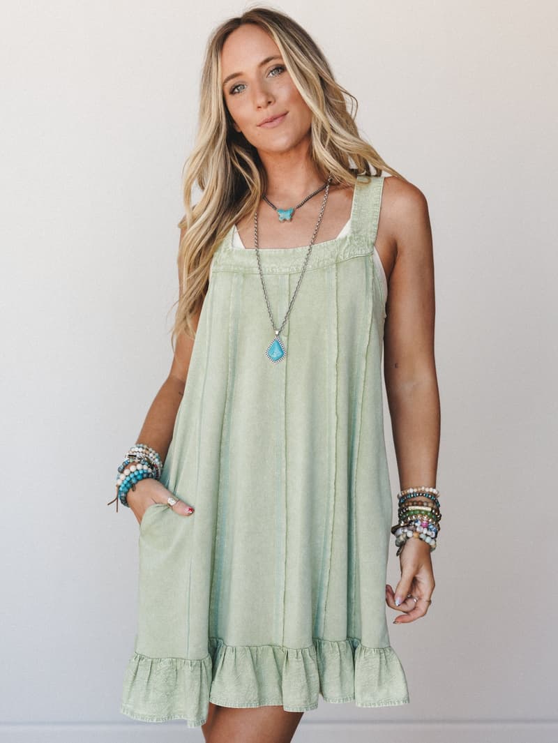 bohemian soul dresses Seraphina Dress - Sage- Size M Color:Tanzanite 26$20SALESEP Black Dress Halloween Costume: together vibes or leave