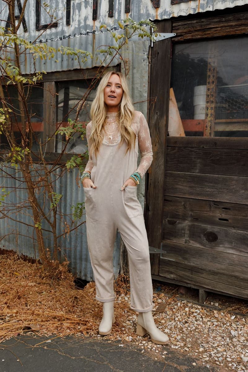 Brooke Pocket Jumpsuit - Ash Mocha – Zenana