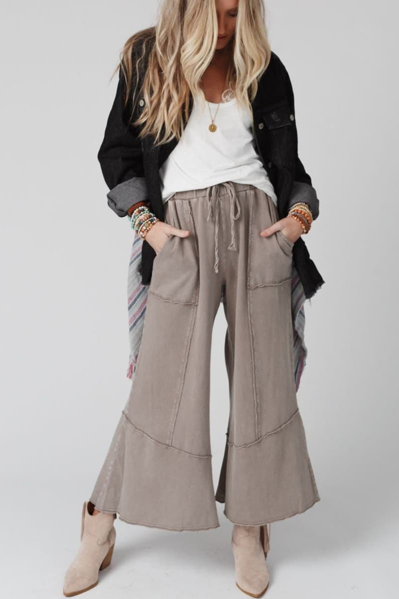 Feeling Good Wide Leg Pant - Taupe – Easel