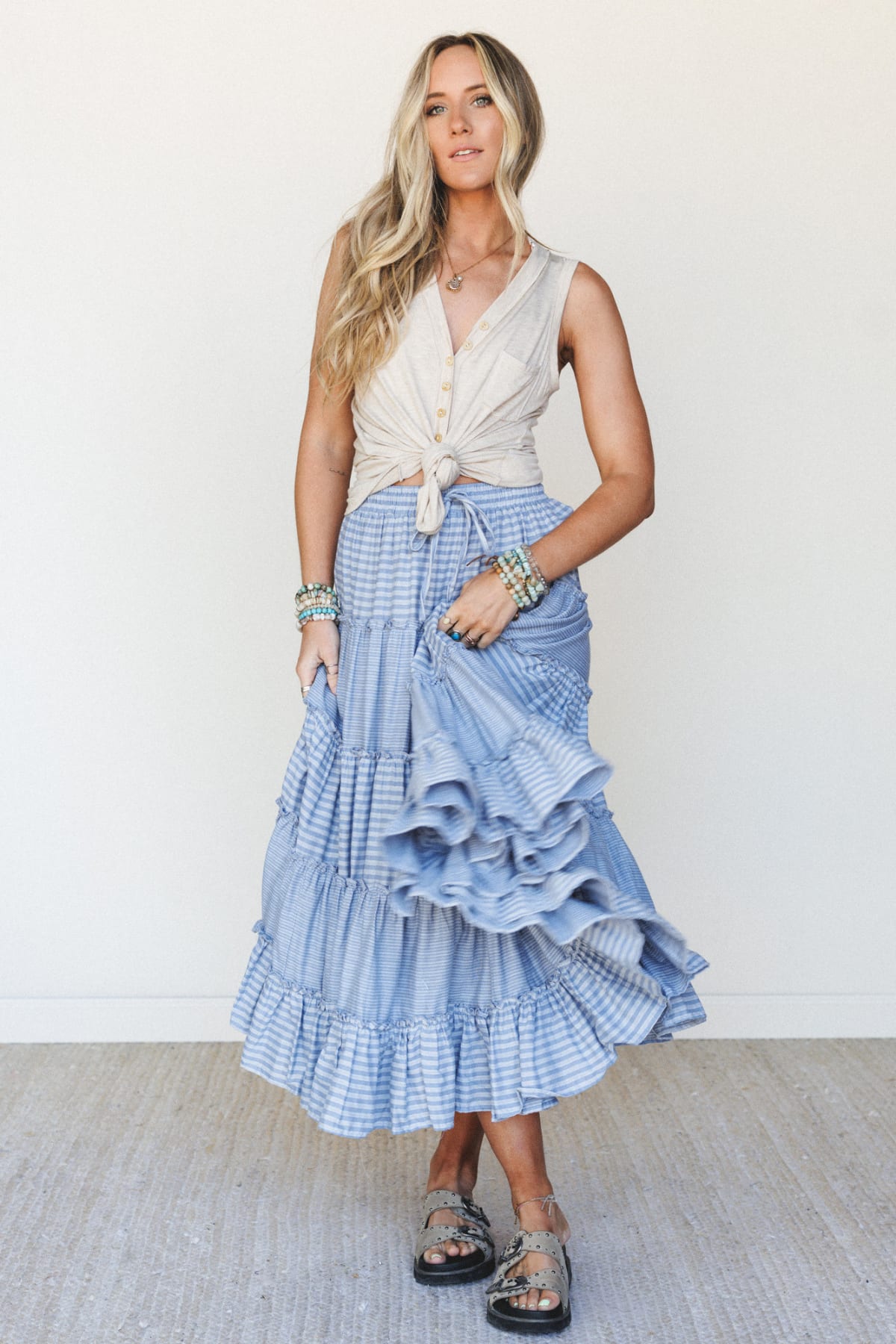 Shop Twirling Affairs Maxi Skirt >