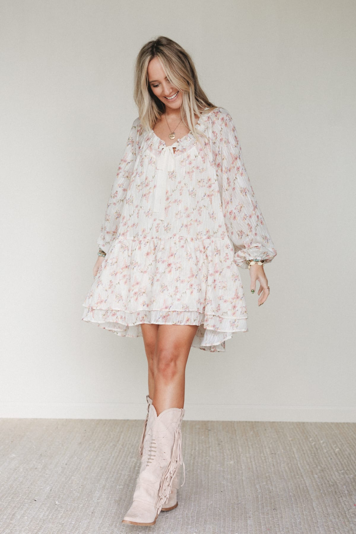 Shop Beth Floral Print Dress >