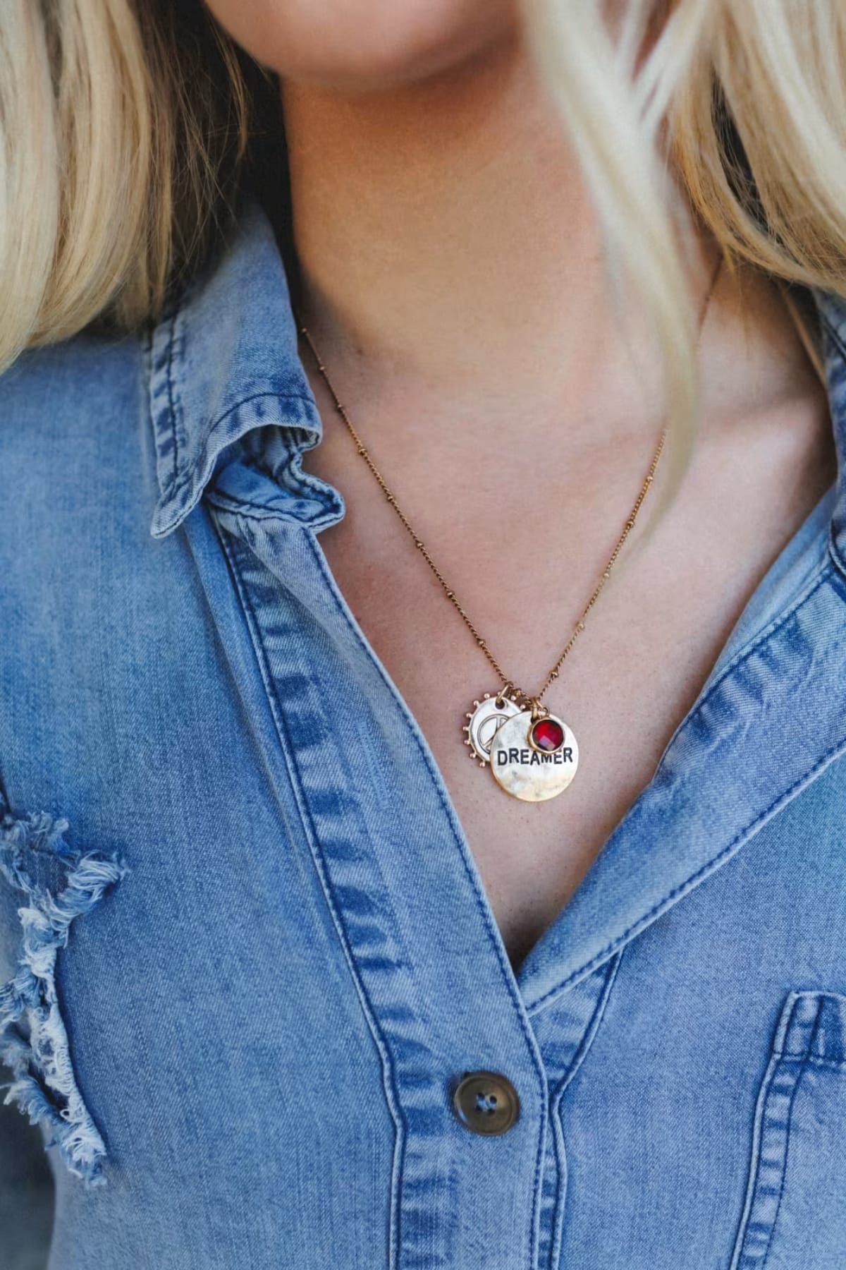 Shop Dreamer Birthstone Necklaces >