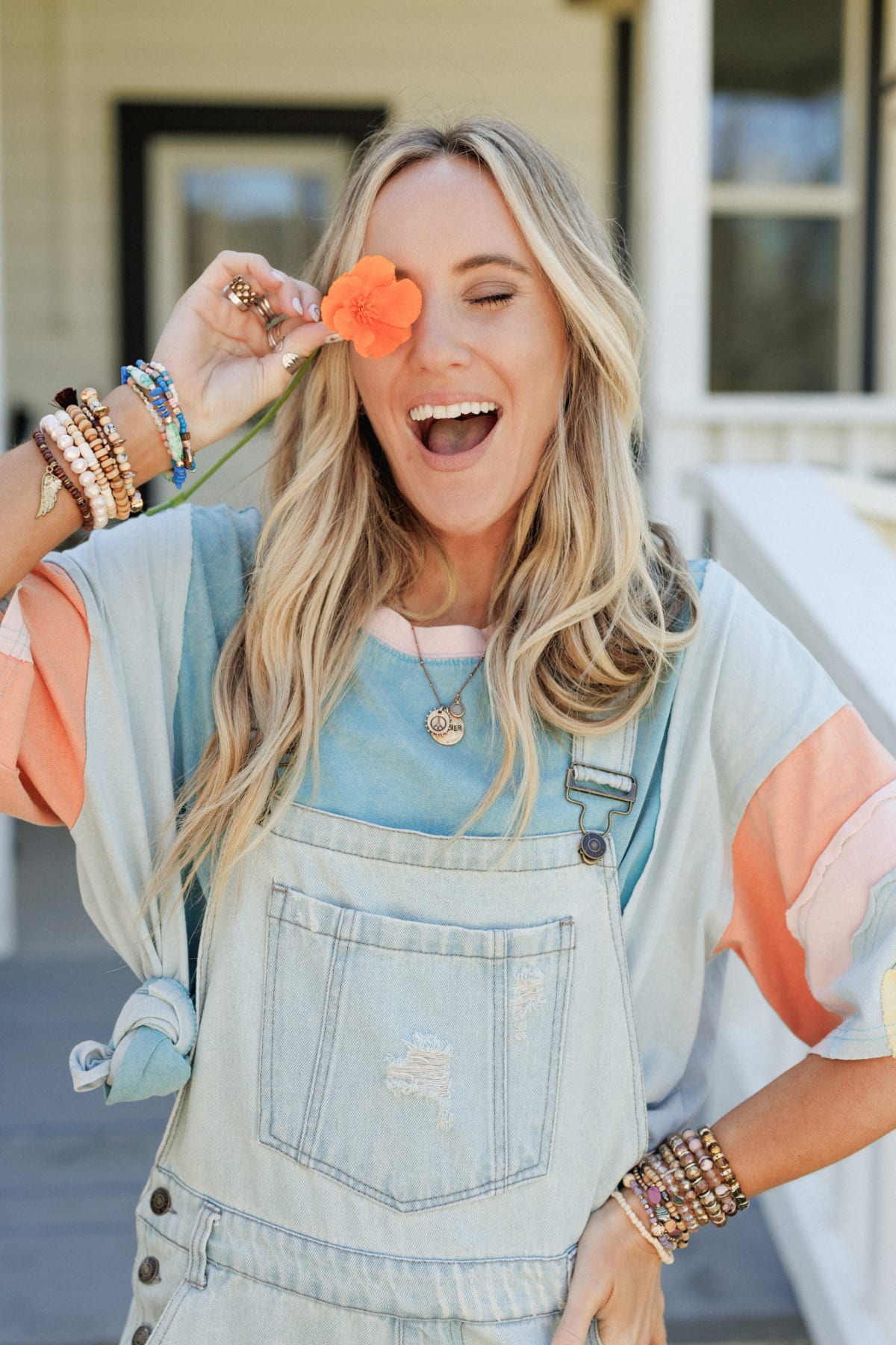 Shop Way Back Color Block Top >