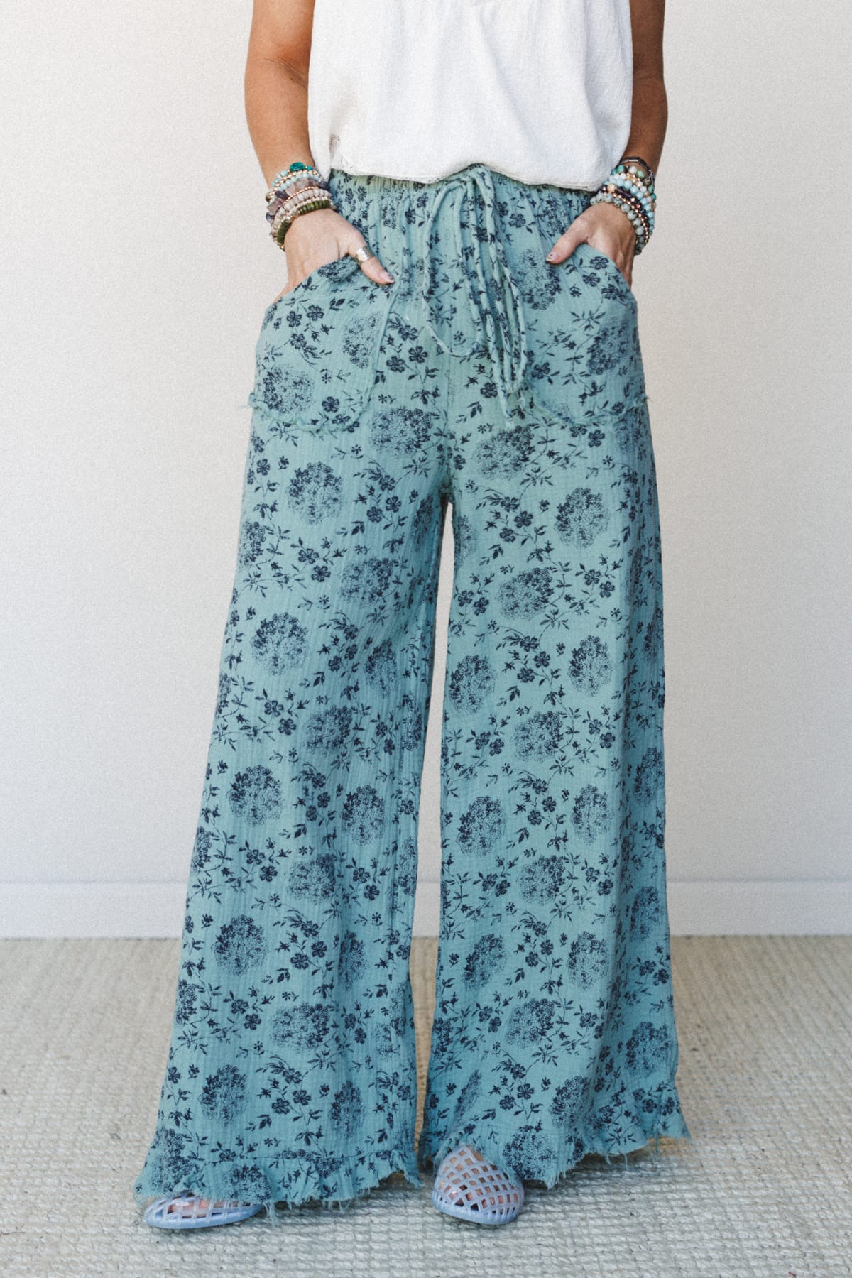 Shop The Nest Sandra Wide Leg Pants >